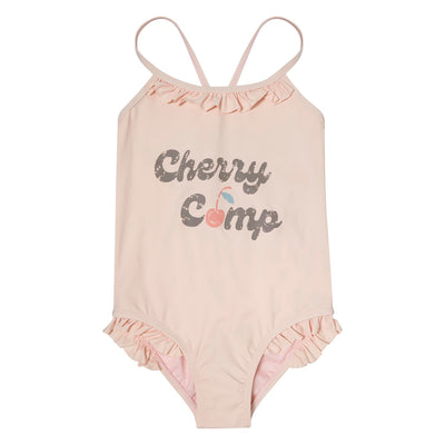 Cherry camp bathing suit by Tocoto Vintage