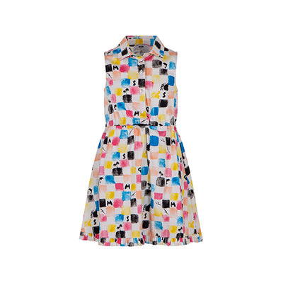 Multicolor checked dress by MSGM