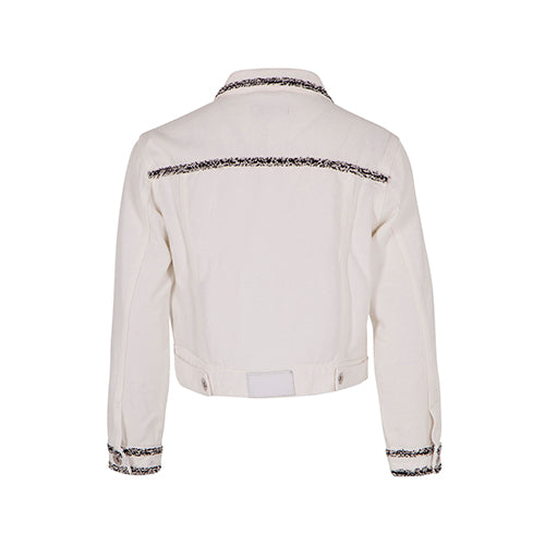 White denim jacket  by MSGM