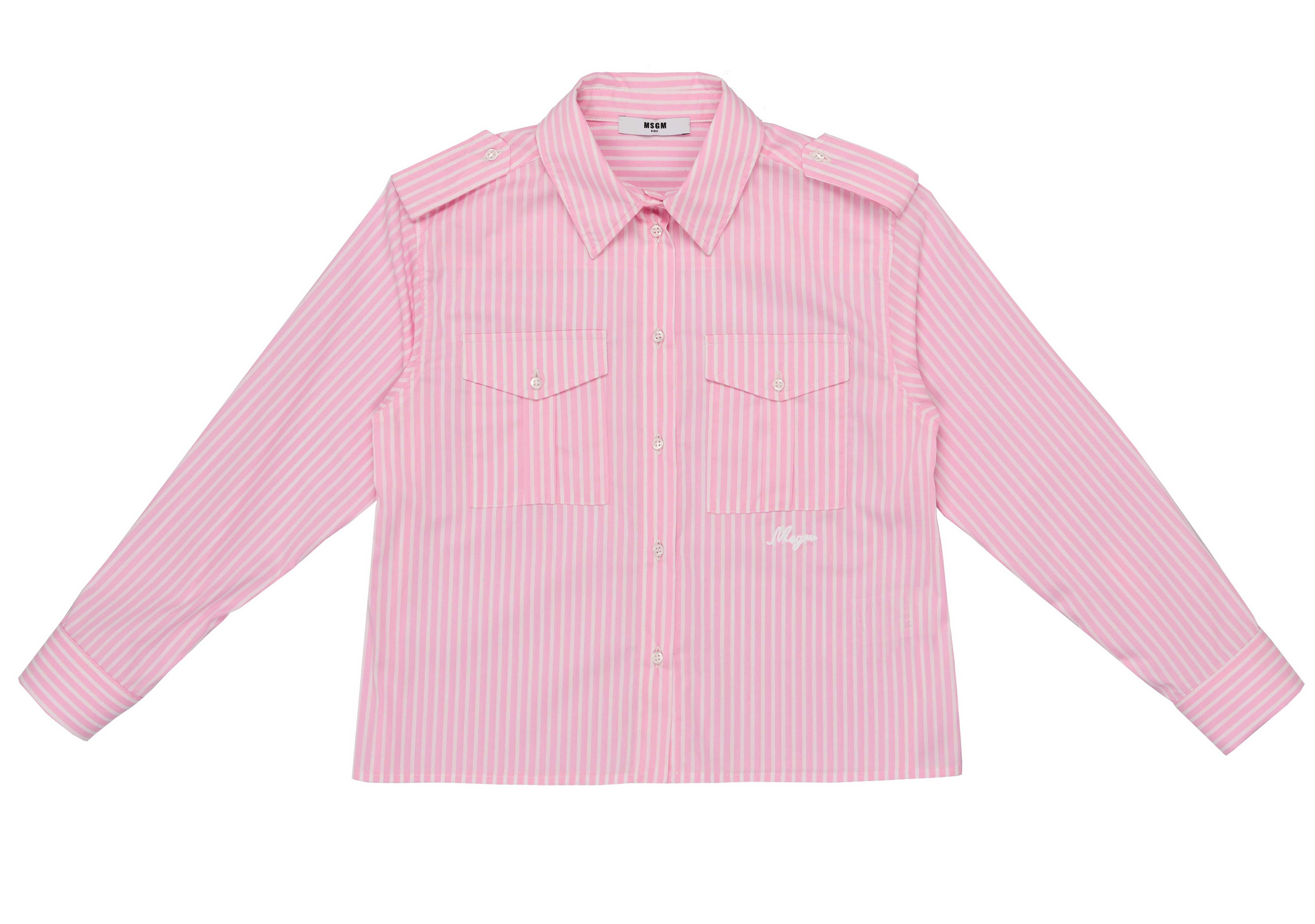 Stripe pink shirt by MSGM
