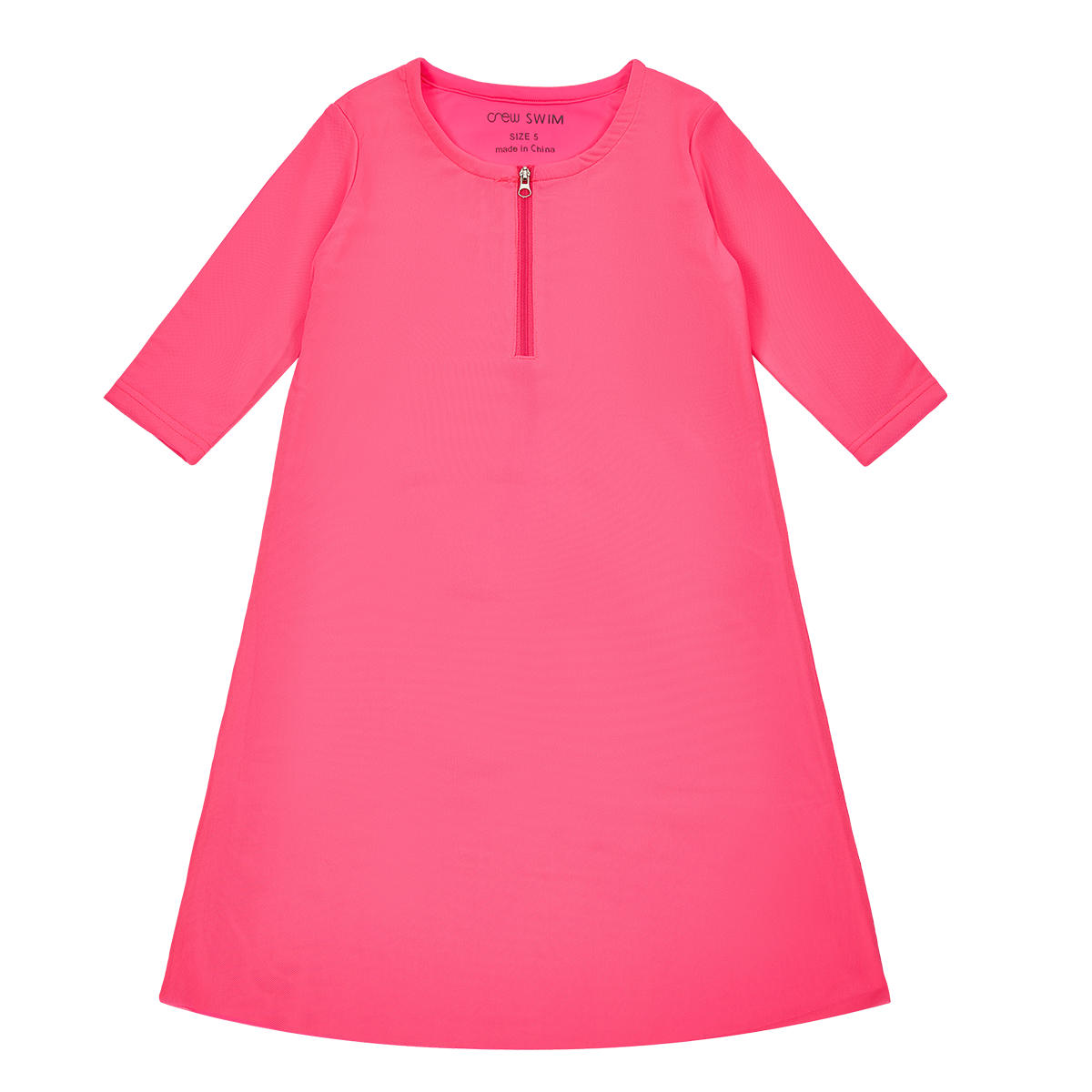 Crew Swim Neon pink swim dress Flying Colors Crew Swim Neon pink swim dress Flying Colors