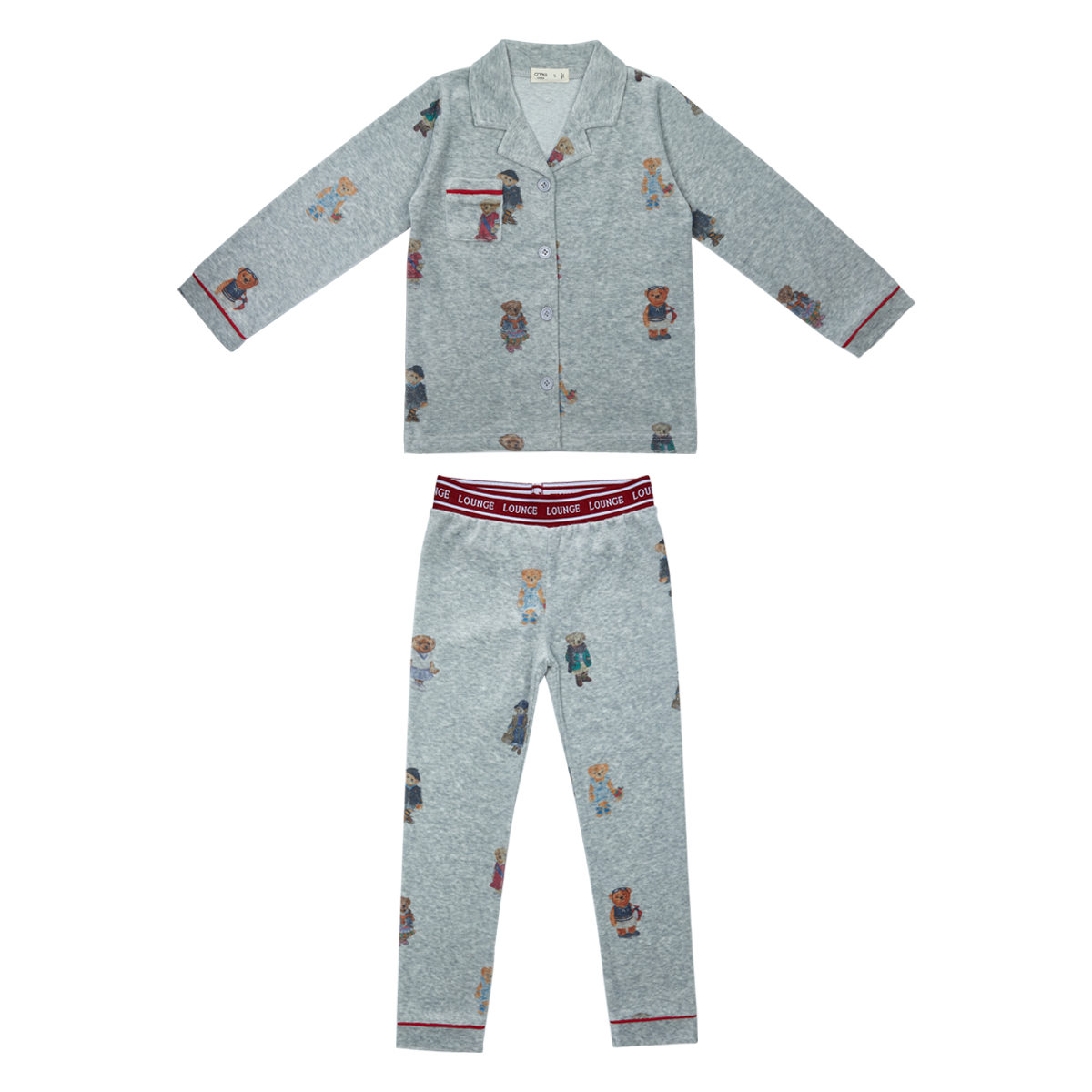 Crew Lounge Crew bear red loungewear