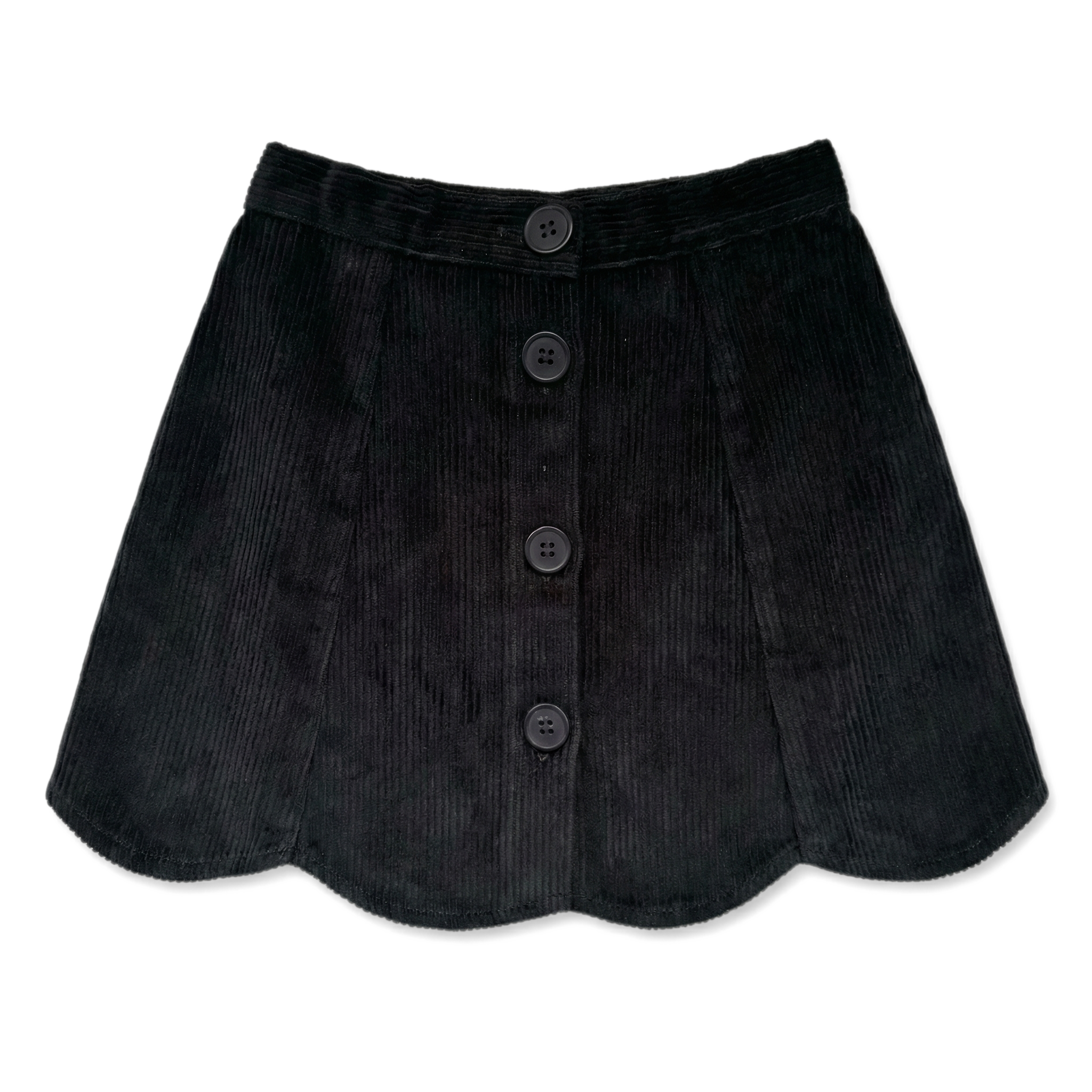 Louis Louise Bloom black corduroy skirt