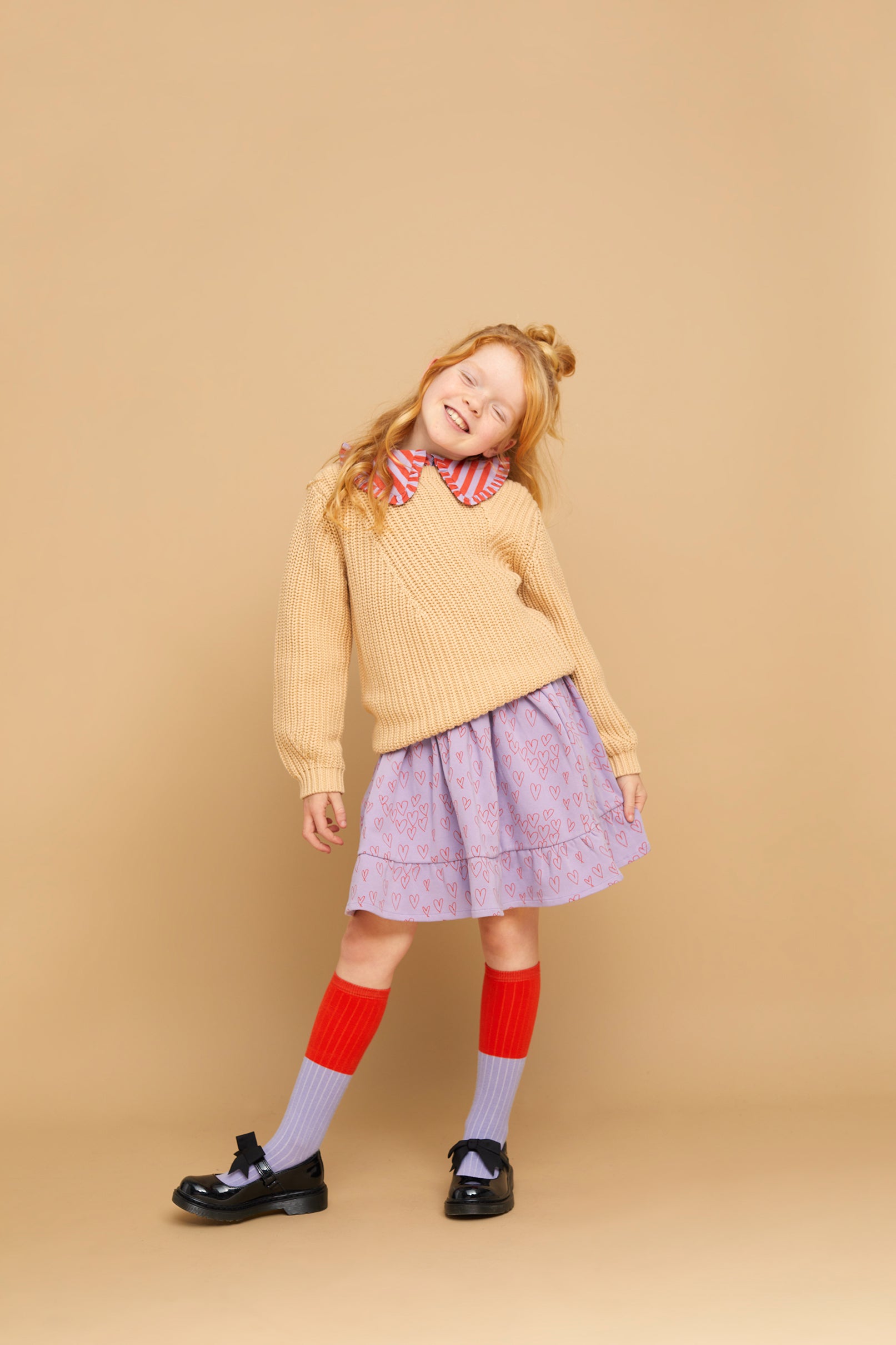 Sproet & Sprout Ruffle hearts skirt
