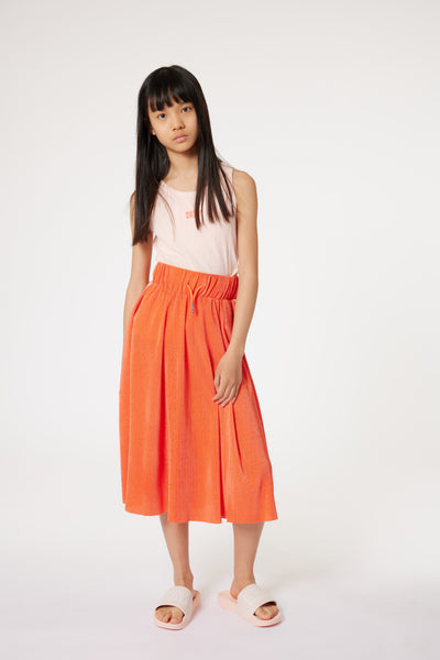 Apricot trim logo skirt by DKNY