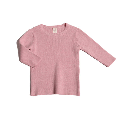 Mauve ribbed crewneck by Tia Cibani