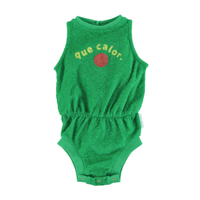 Que calor green playsuit by Piupiuchick