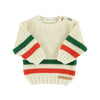 Multi stripes ecru sweater by Piupiuchick