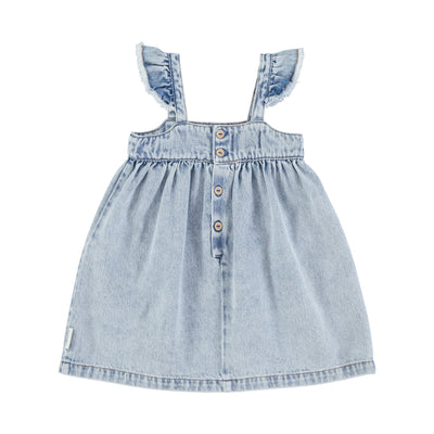 Washed blue denim dress by Piupiuchick