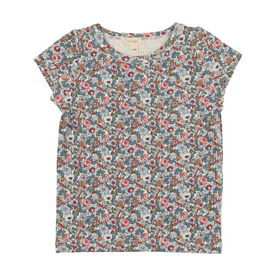 Multi color floral short sleeve tee by Lil Leggs