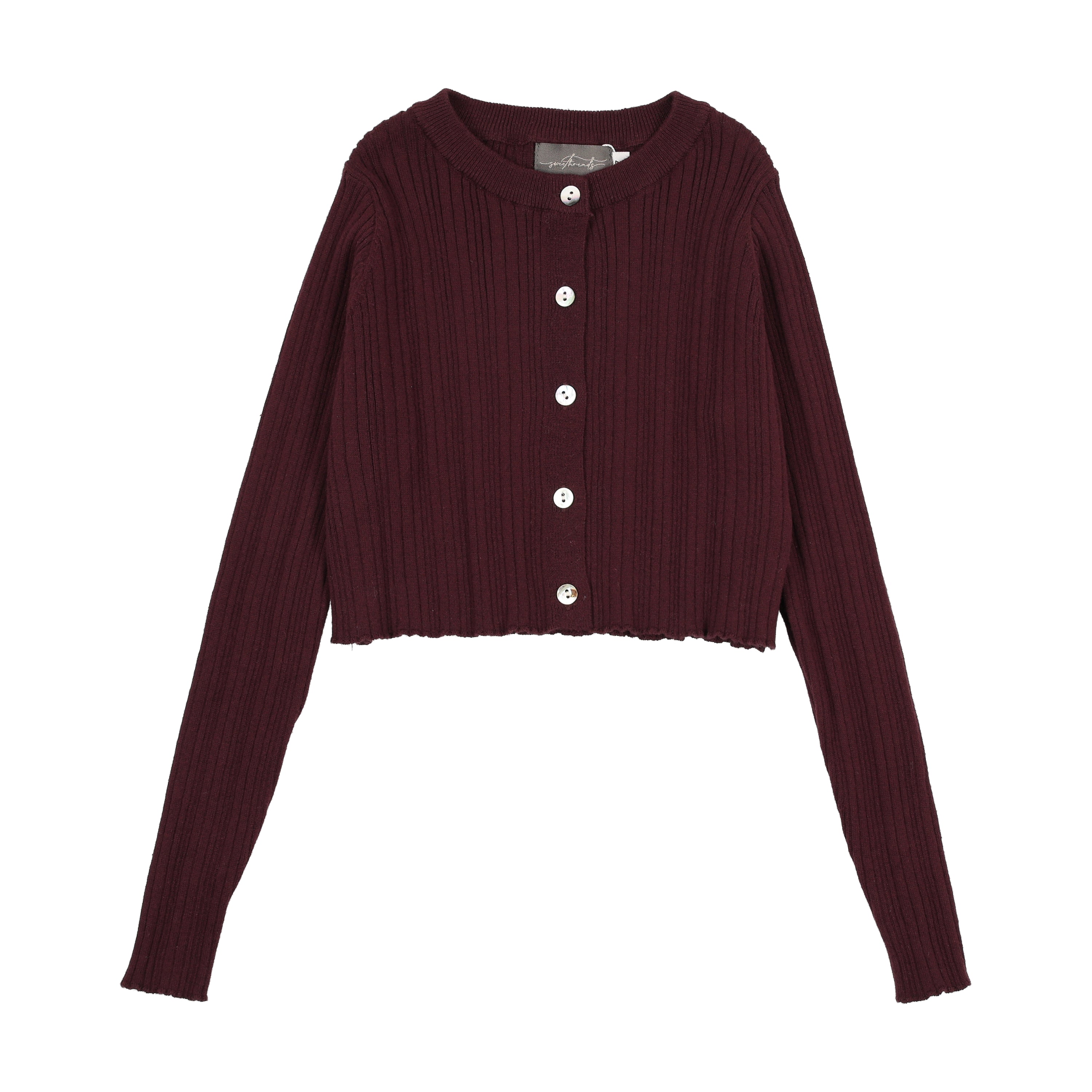Sweet Threads Samarah maroon cardigan