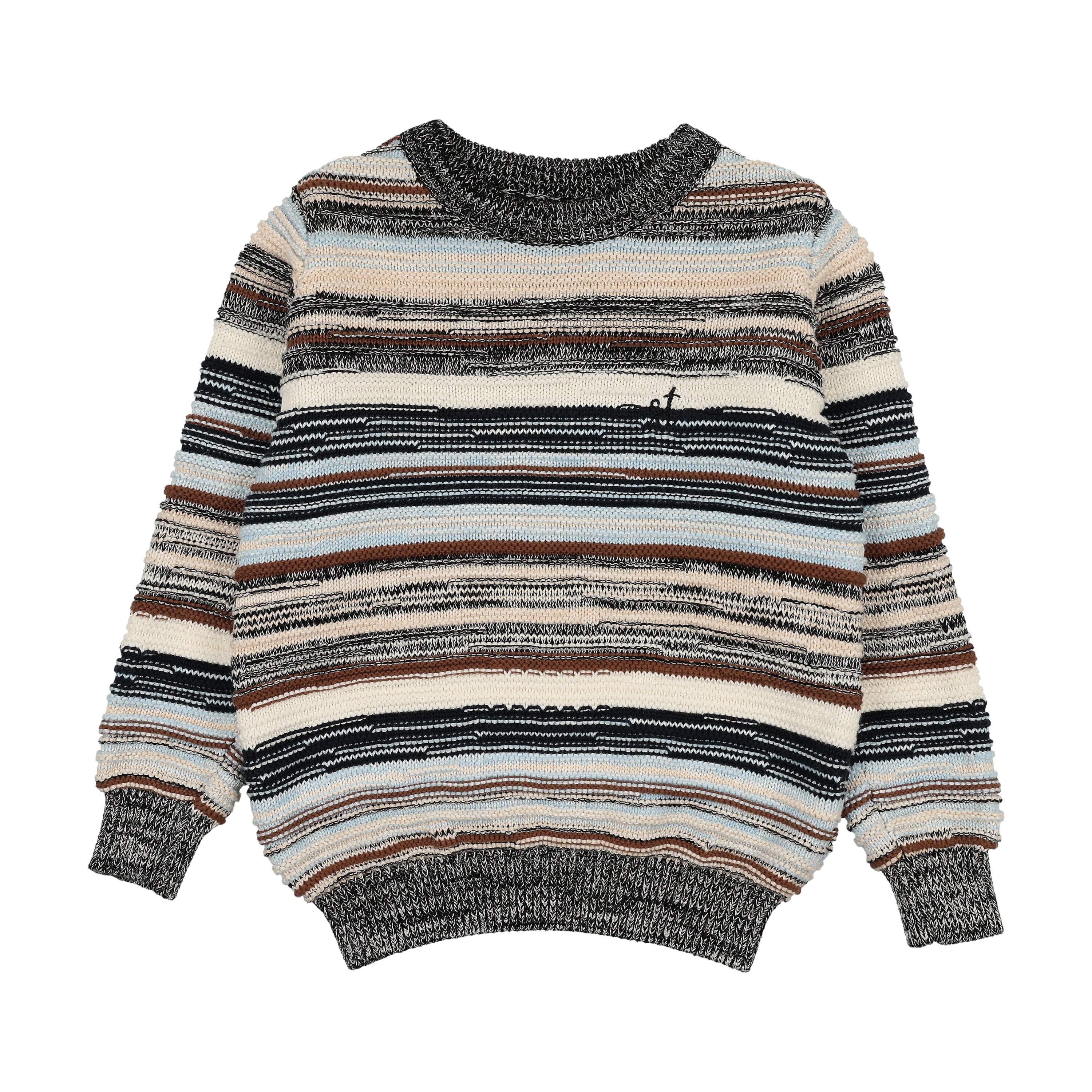 Sweet Threads Glacier stripe sweater