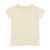 Pointelle cream short sleeve t-shirt by Lil Leggs