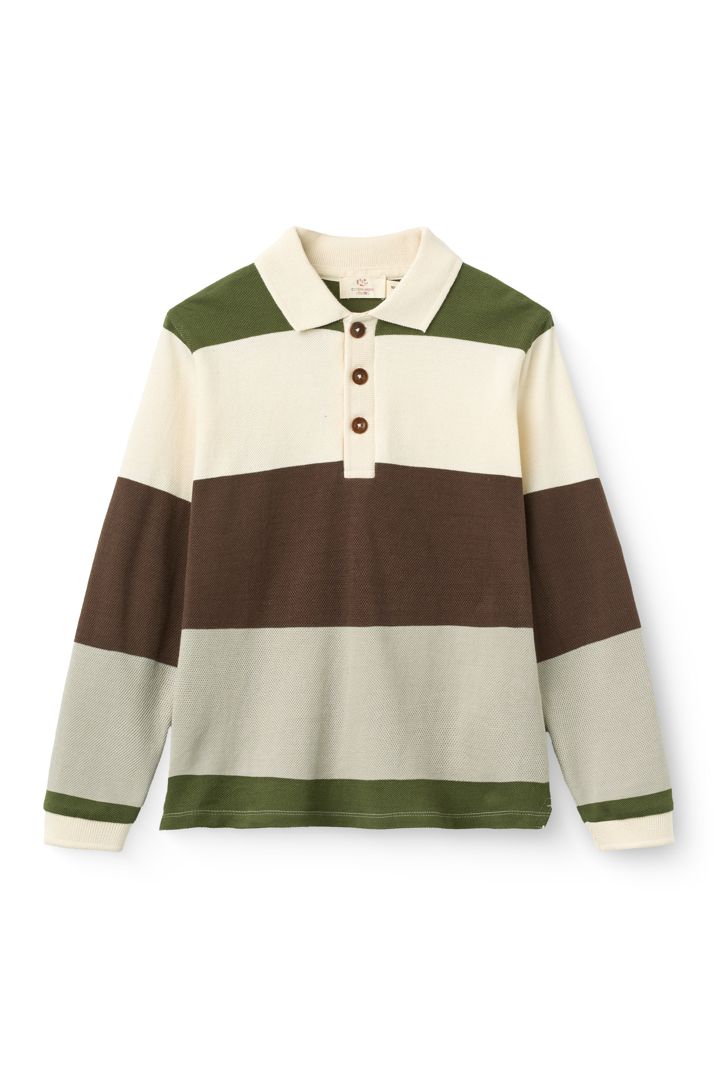 Copenhagen Striped grey pique polo - Flying Colors