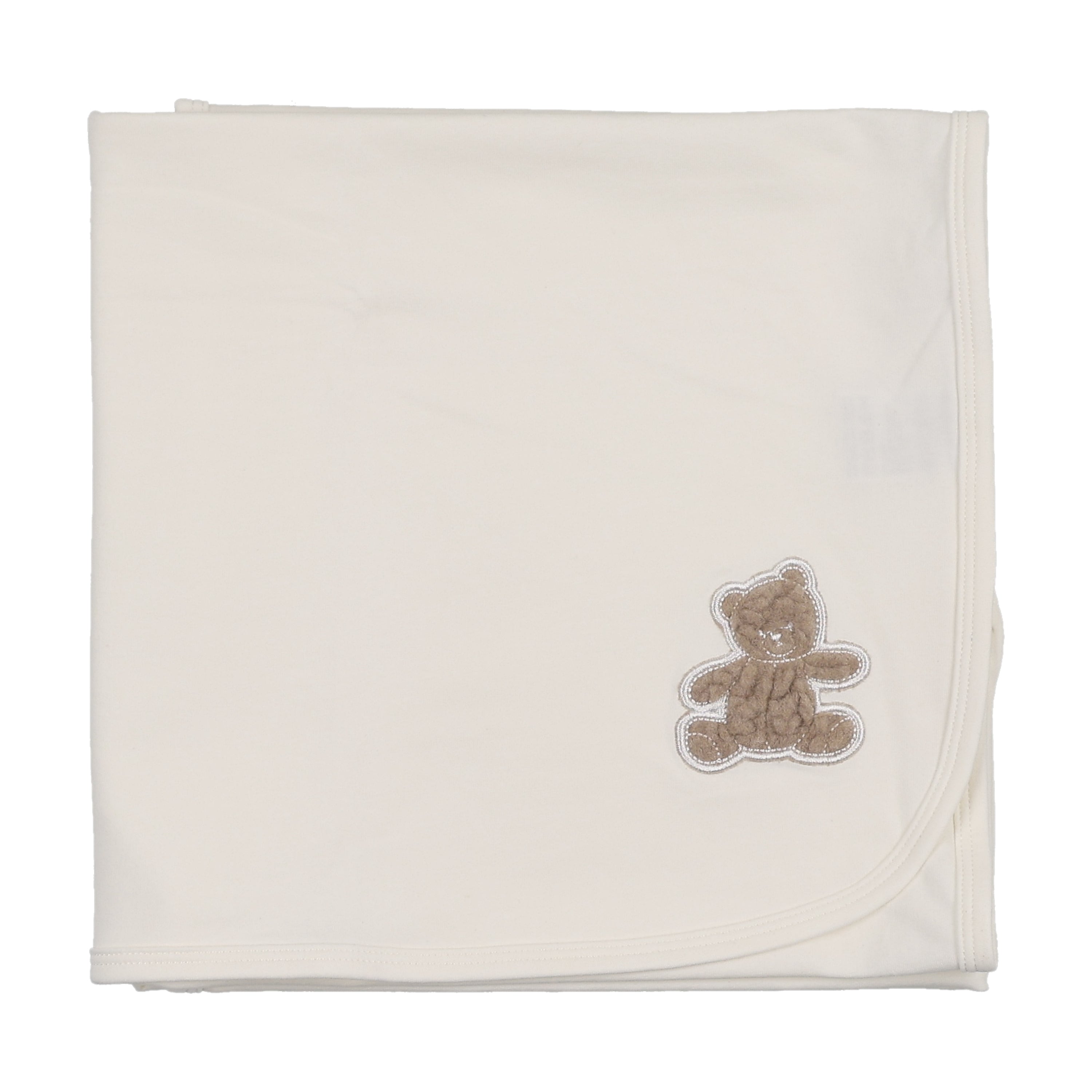 Maniere Sherpa bear white blanket