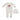 Maniere Sherpa heart white footie + beanie