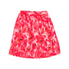 Pink/red floral pleated skirt by Christina Rohde