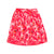 Pink/red floral pleated skirt by Christina Rohde
