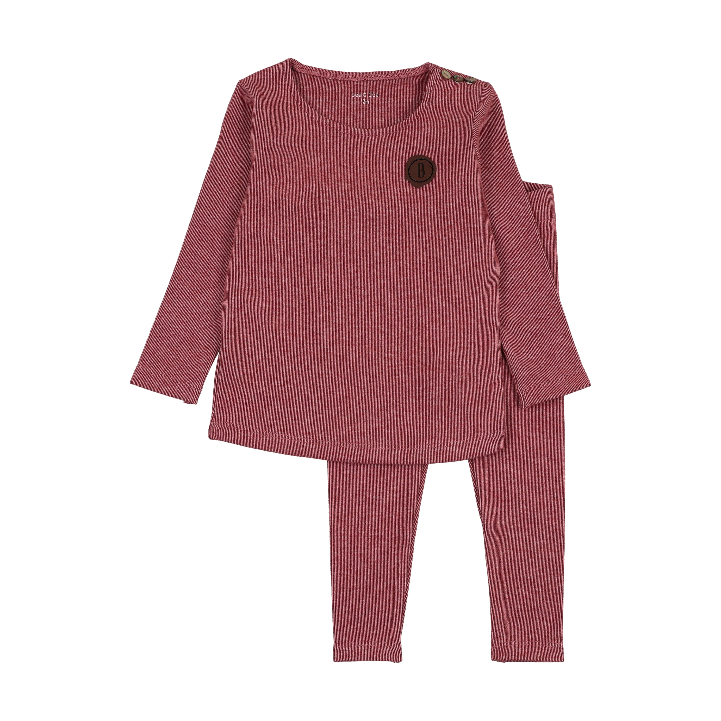 Bee & Dee Snuggle soft cranberry loungewear