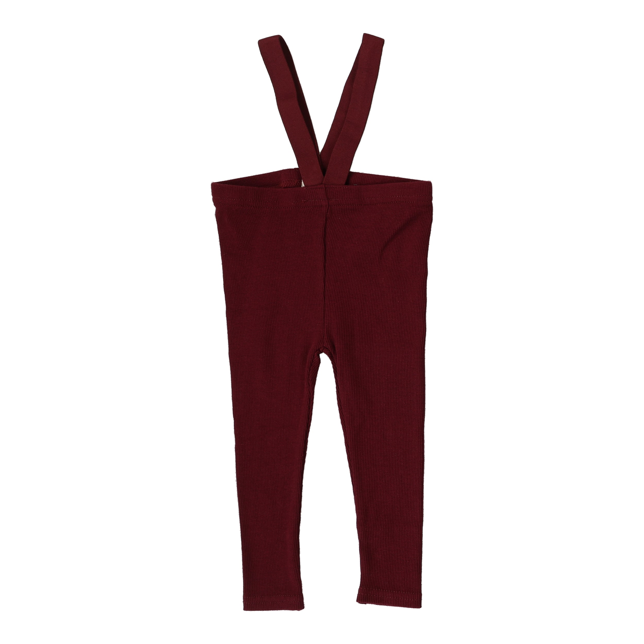 Lil Legs Suspender wine leggings