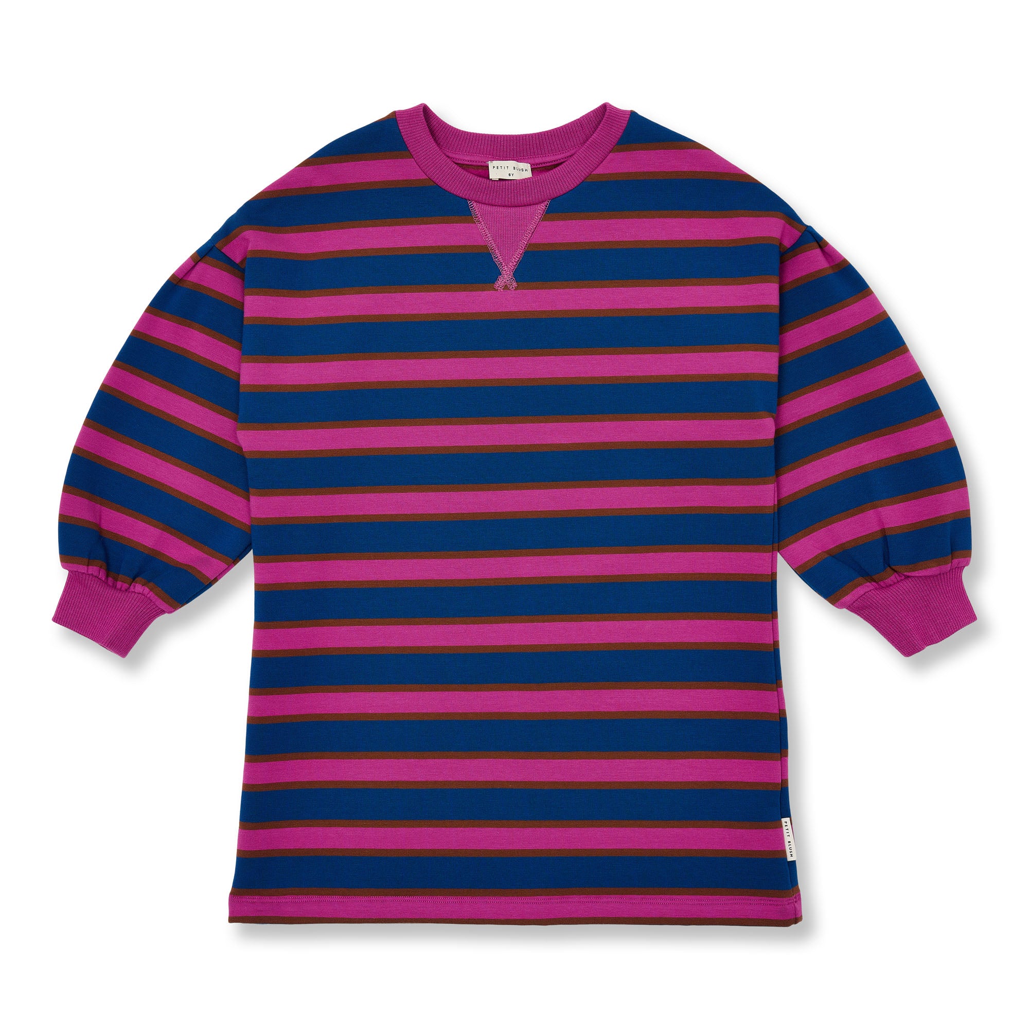 Petit Blush Sweater stripe dress