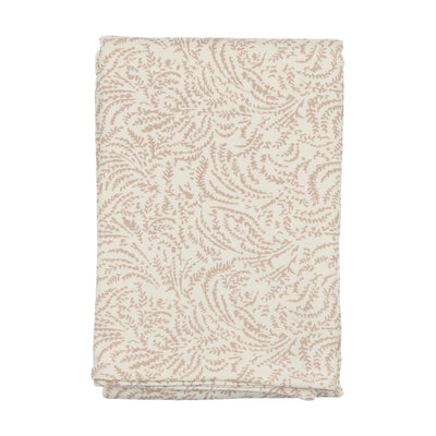 Swirly vines pink blanket by Bee & Dee
