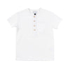 Mandarin white collar shirt by Klai