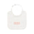 Bebe pink stitch bib by Kipp Baby