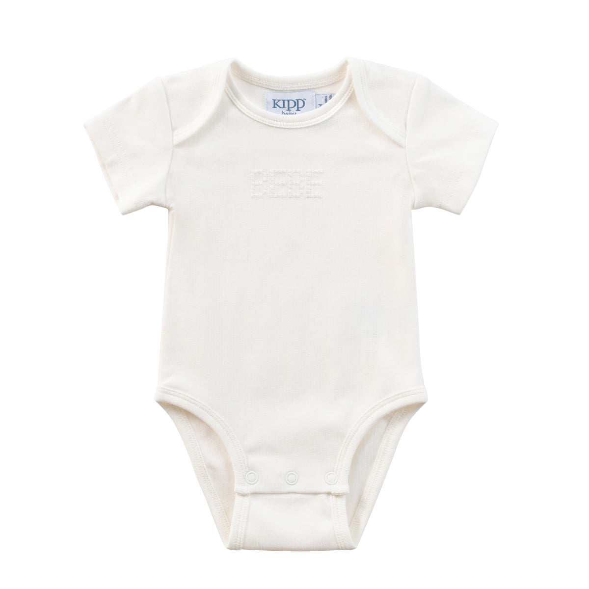Bebe pink stitch bodysuit 2 pk set by Kipp Baby