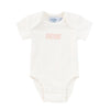 Bebe pink stitch bodysuit 2 pk set by Kipp Baby