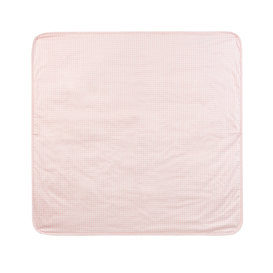 Gingham pink blanket by Kipp Baby