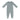 Embroidered sage pocket footie by Kipp Baby