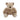 Teddy white bear by Kipp Baby