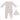 Tulip white/pink footie by Kipp Baby