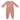 Embroidered rib blush footie by Kipp Baby