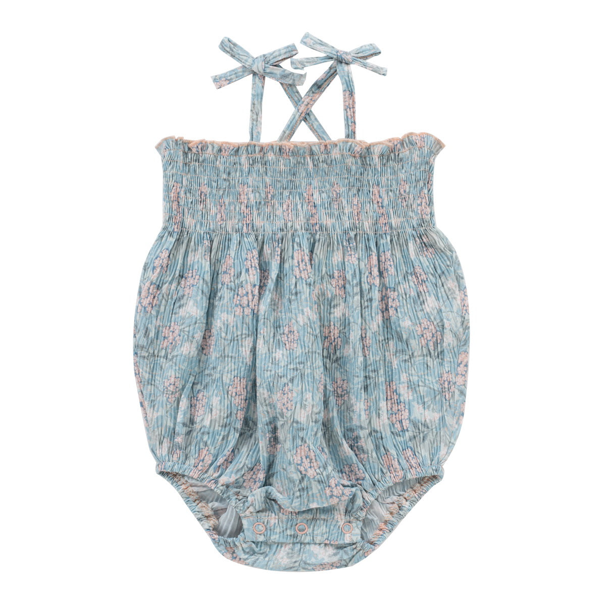 Kipp Floral Romper - Blue