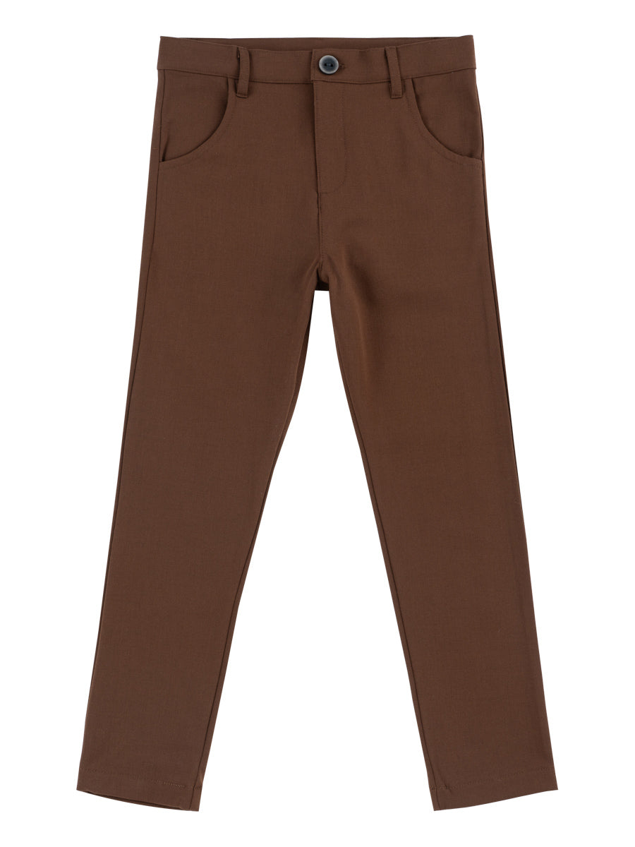 Klai Ford chocolate slim pants - Flying Colors