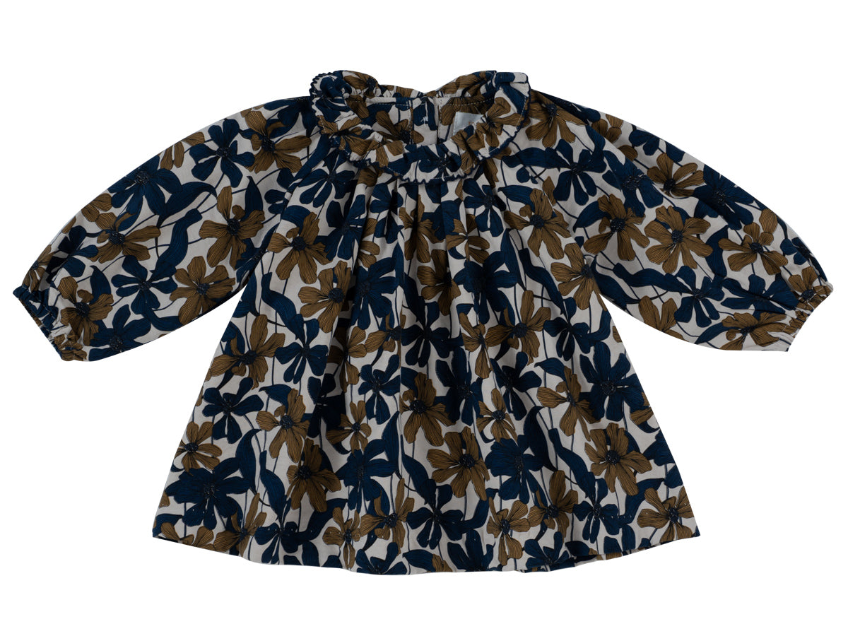 Kipp Nola chocolate floral blouse - Flying Colors