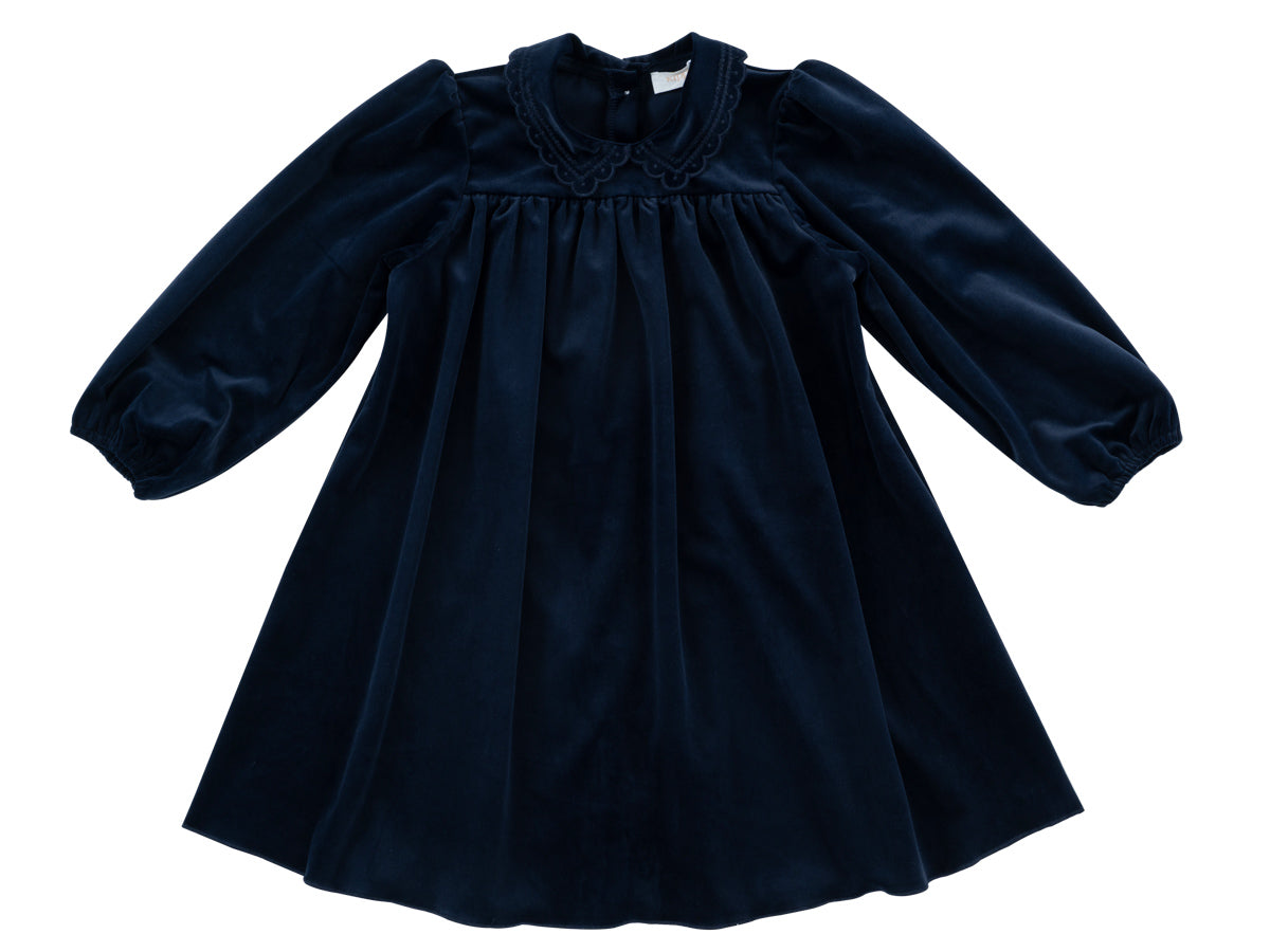 Kipp Nola navy velvet dress - Flying Colors