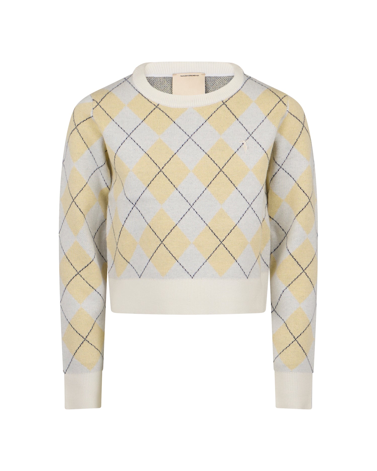 Trussardi Argyle knit sweater - Flying Colors