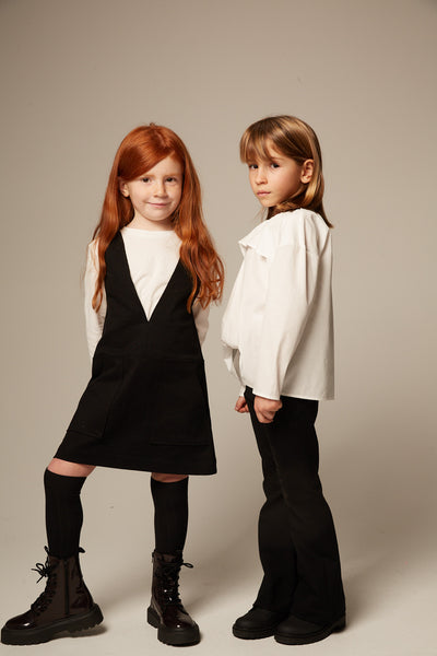 V neck black jumper by Be For All