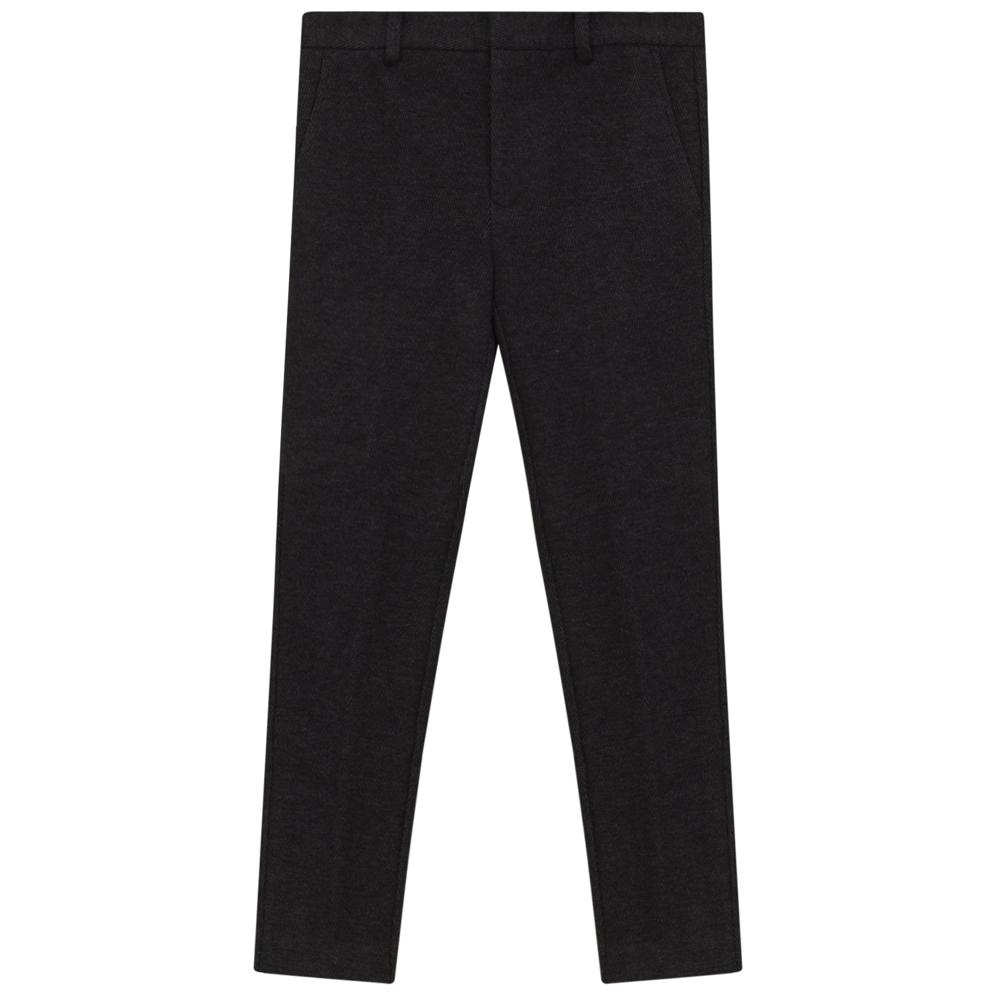 Mann Charcoal herringbone pants