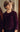 Mohair plum sweater by Mann