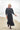 Gem Gemstone collared black dress