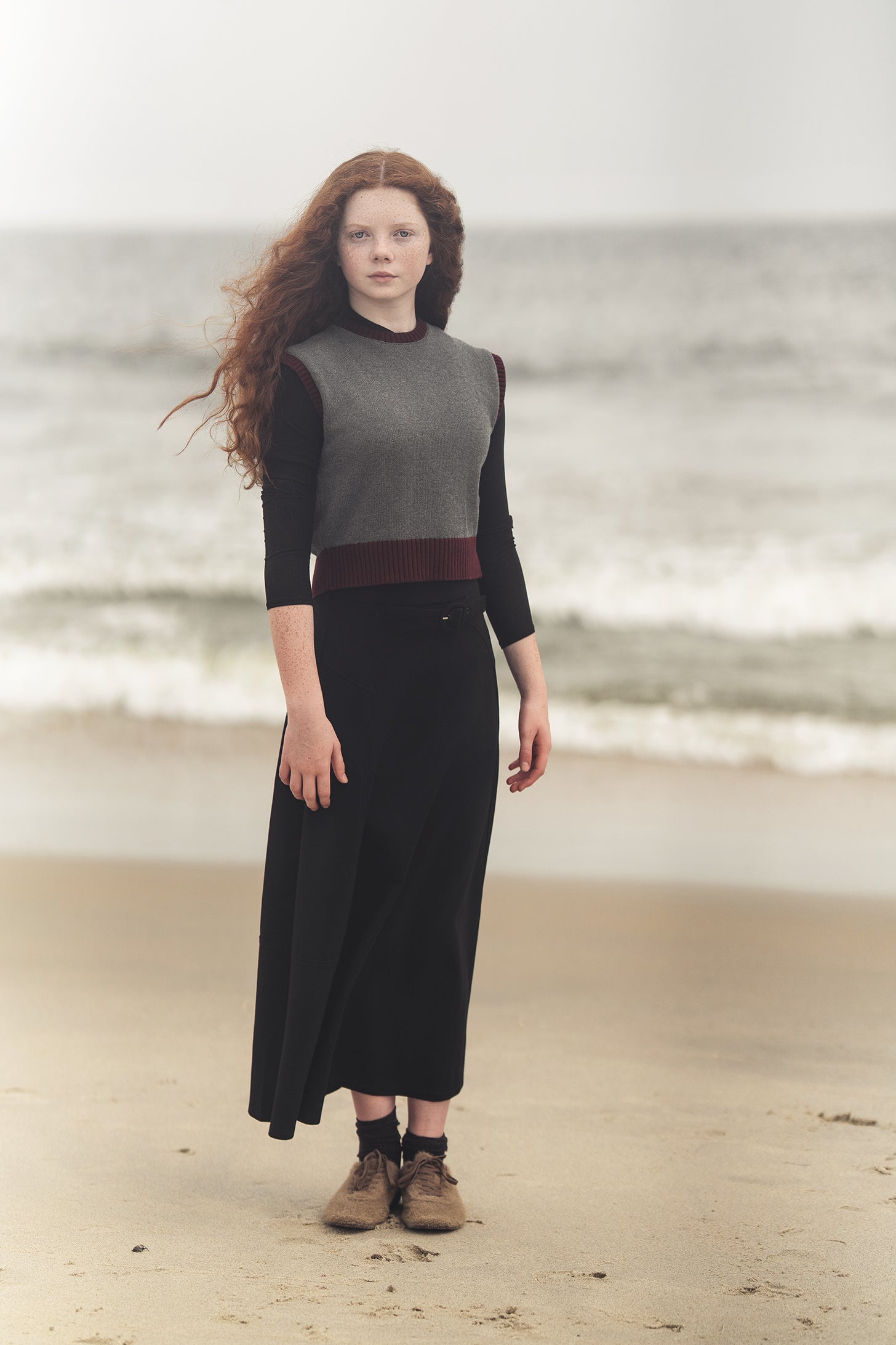 Gem Front buckle skirt