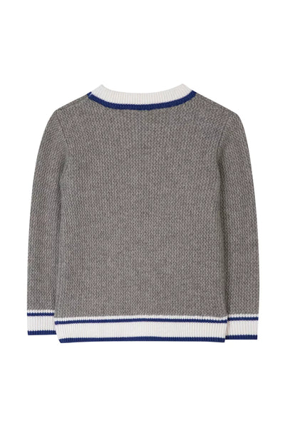Grey knit sweater by Tartine Et Chocolat