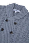 Cable blue sweater blazer by Tartine Et Chocolat