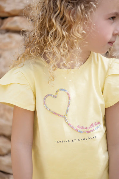 Heart balloon t-shirt by Tartine Et Chocolat