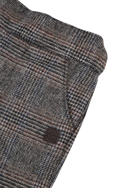 Houndstooth orange pants by Tartine Et Chocolat