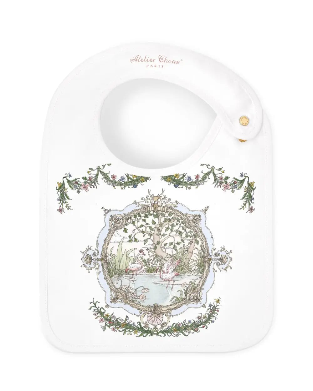Atelier Choux Tapestry satin bib